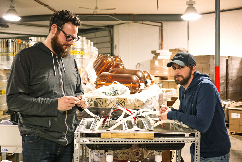 adam smith and adam cieslak of maplewood brewing