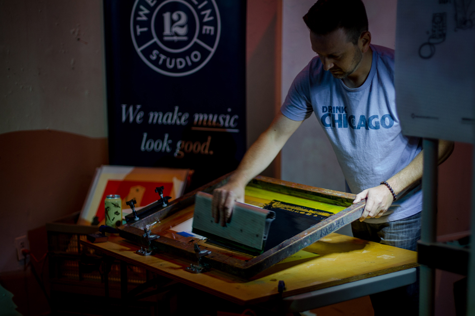 collective arts brewing screen printing